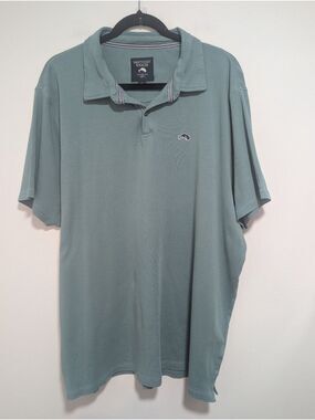 Nantucket Whaler | Embroidered Whale Logo Short Sleeve Polo Shirt In Blue-Green